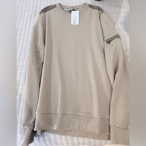 Bogner Men's Light Beige Crewneck Sweater